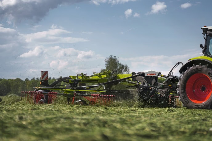Retourneur d'andains pour andaineurs à deux rotors LINER de CLAAS